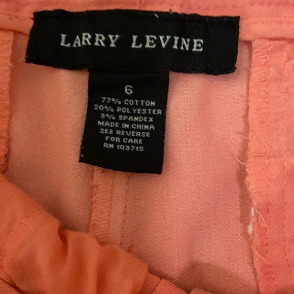 Coral colored dress slacks, ankle length. - Picture 2 of 2